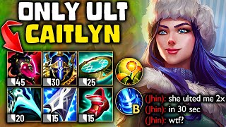 NEW CAITLYN BUILD BROKE THE GAME I PRESS R ONLY [upl. by Nosaes]