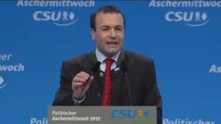 Politischer Aschermittwoch Rede von CSUNiederbayernVorsitzenden Weber [upl. by Kial538]