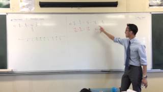 Plotting Fractions on a Number Line 2 of 2 With Different Denominators [upl. by Henrie385]