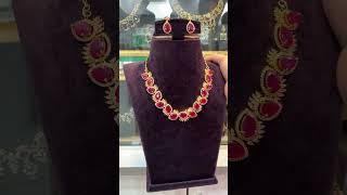 jewelry Hit amp Hot 🔥 Selling Ruby Neck set1999my group link 👇👇👇 [upl. by Fiann728]