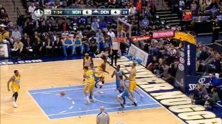 Kenneth Faried Rises Up to Reject Aminu [upl. by Braeunig]