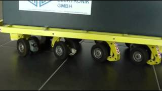 8 Axle Demo Truck with MOBIL ELEKTRONIK MultiAxle SteerbyWire System [upl. by Xuaeb326]