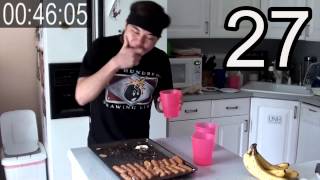 37 Mozzarella Sticks Eaten in 1Minute Ep 8  60 Second Series [upl. by Ploch]