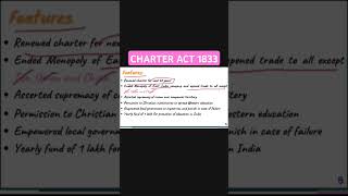 Features of Charter Act 1833  Polity  Laxmikant youtubeshorts [upl. by Melbourne]