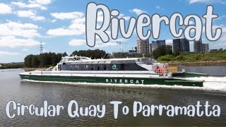 Sydney Ferries Rivercat  Circular Quay To Parramatta [upl. by Devi]