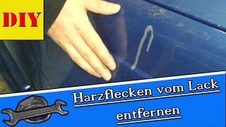 ⏩ Eingetrockneten Harz schonend vom Autolack entfernen  Harzflecken auf dem Lack entfernen [upl. by Leeban763]