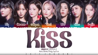 NMIXX 엔믹스 – ‘KISS’ Lyrics Color CodedHanRomEng [upl. by Shornick]