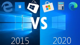 A Look Back at Windows 10 From 2015 1507 vs 2004 [upl. by Iegres]