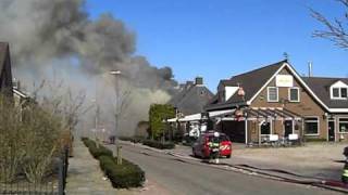 Brand Kerkhoff Verwarming en Sanitair de Horst Groesbeek 7 maart 2011 [upl. by Alset]