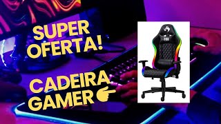 Cadeira Gamer Fox Racer RGB Preta com Iluminação Led [upl. by Zeta]