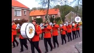 Drumfanfare Beatrix Dongen 21042016 Casinoavond Cambreurcollege [upl. by Nalyad]