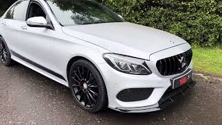 2017 Mercedes C220d AMG Line Premium Night Pack amp C63S Styling on sale at TVS Specialist Cars [upl. by Pavia604]