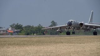 H6K bombers join drills around Taiwan island [upl. by Koball]