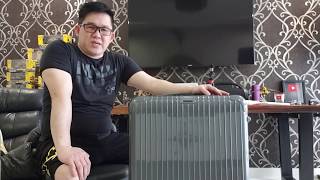 REVIEW LUGGAGE RIMOWA SIZE CHECK IN M TYPE ESSENTIAL COLOR GREY [upl. by Pamella]