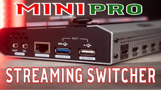 RGBlink Mini Pro Live Streaming Video Switcher Setup Installation Connection Guide 4k [upl. by Jilli391]