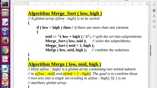 Merge Sort Algorithm C Code  Divide and Conquer Algorithm Step by Step [upl. by Esimorp]