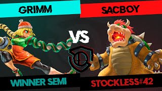 STOCKLESS 42 Winner Semi  Grimm MinMin vs SacBoY Bowser [upl. by Sommers174]