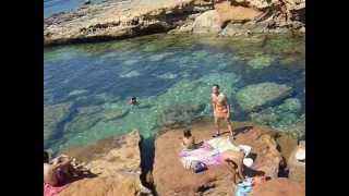 IBIZA Portinax cala bassa fantastica [upl. by Siuqram]