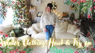 ❄️ CHRISTMAS CLOTHING HAUL ❄️TU SAINSBURYS ❄️MATALAN I over 50s 60s fashion [upl. by Severen]