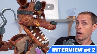 Real fnaf Foxy Interview  Part 2  shocking confession [upl. by Nitsugua]