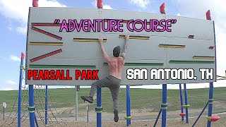 Fun at the Pearsall Park quotAdventure Coursequot [upl. by Zetana]