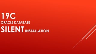 Oracle 19c Silent Installation on Windows Server19 [upl. by Jae]