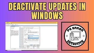 How to Deactivate Updates in Windows 10 [upl. by Mapel]