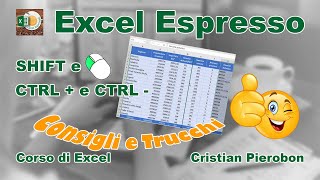 Spostare il contenuto di più celle  Excel Espresso [upl. by Cristiano]