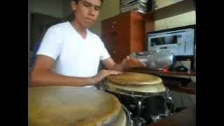 Aguanile  Marc Anthony conga cover [upl. by Ennael]