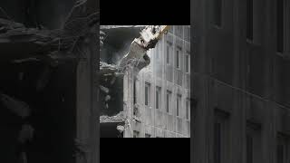 The Incredible Power of a Grapple Excavator in the House Demolition Process demolition shorts [upl. by Clift]