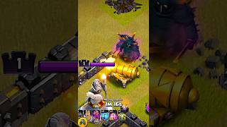 Clash of Clans  PEKKA Destroying Golden Canon  theprogamerguy shorts clashofclanspc [upl. by Rowell]