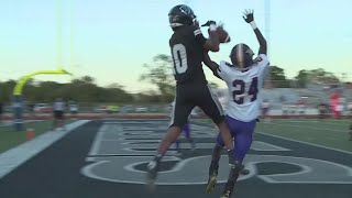 HIGHLIGHTS Steele 49 Liberty Hill 26  Texas High School Football [upl. by Acinot793]