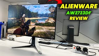 Alienware AW2723DF review 2024 240Hz Gaming Bliss with HDR Gaming Monitor [upl. by Milstone329]