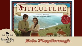 Solo Saturday  Viticulture Essential Edition  Solo Playthrough [upl. by Barrington360]