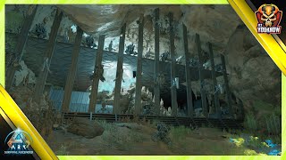 ARK Ascended PvP  Pearl Cave Build On TheIsland  How To Build  Simple amp Easy [upl. by Saphra]