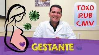 GESTANTE  TOXOPLASMA RUBÉOLA E CITOMEGALOVÍRUS CMV abriu o exame [upl. by Nikral754]