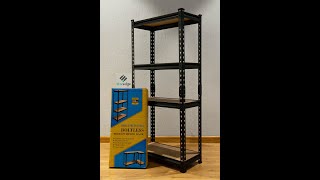 Boltless Rivet Shelving Installation Assembly Video MADE IN INDIA [upl. by Essirahc]