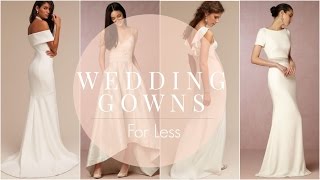 Wedding Weekend Gorgeous Wedding Gowns for Less [upl. by Lewak]