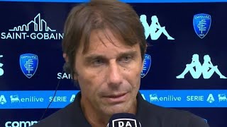 Antonio Conte intervista postpartita EmpoliNapoli 01 quotStiamo costruendo una base solidaquot [upl. by Lindly938]