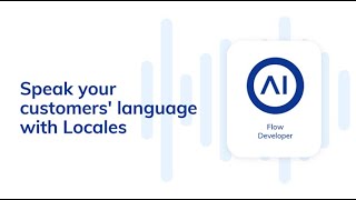 CognigyAI Developer Training 5 Speak your customers language with Locales [upl. by Rumit]