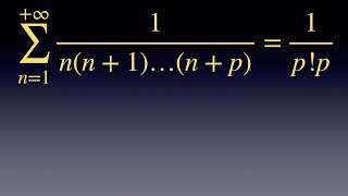 Calcul de la somme d’une série numérique [upl. by Neb450]