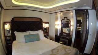 DISNEY FANTASY CRUISE STATEROOM and SUITE TOUR ROY O DISNEY SUITE [upl. by Caras]