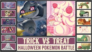 Halloween Pokémon Battle TRICK vs TREAT [upl. by Jonette]