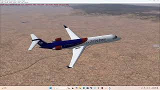 FS 2004 Westwind virtual airway ft 2797 Albuquerque to Denver [upl. by Naillig599]