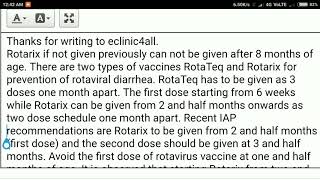 Rotavirus vaccine rotateq and rotarix which is better and maximum age for vaccine hindi [upl. by Brenan]