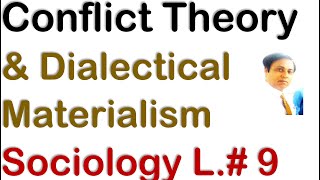 Conflict Theory Sociology in UrduDialectical MaterialismKarl Marx theory of Class Struggle in Hind [upl. by Medovich]