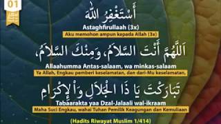 Meluruskan bacaan dzikirdoa setelah sholat fardhu sesuai sunnah Rasulullah [upl. by Jenna185]