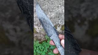 Дамаскmosaic damask handwork Vanya Bogovychdamascussteel knife customknife [upl. by Leihcey376]