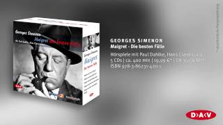 Maigret Die besten Fälle  Georges Simenon Hörspiele mit Paul Dahlke Hans Clarin uva [upl. by Gnof]