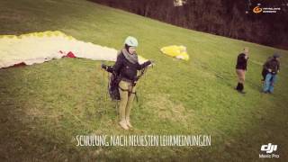 GLEITSCHIRM SCHNUPPERKURS BEI DEN ALPENPROFIS DER PARAGLIDING ACADEMY [upl. by Yager]